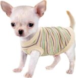 Premium 100% cotton ribbed dog shirt vest for small dogs such as Chihuahuas, Yorkshire terriers and puppies. - Image 2