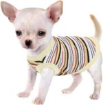 Premium 100% cotton ribbed dog shirt vest for small dogs such as Chihuahuas, Yorkshire terriers and puppies. - Image 7