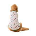 Cute full print spring and summer golden fur edge mesh thin breathable vest in large dog pet big dog clothes. - Image 6