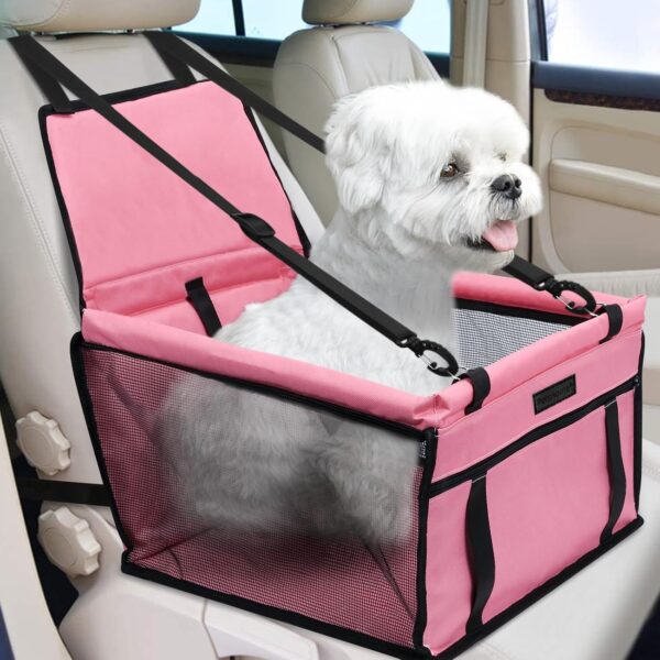 Pet travel carrying car bag pure color