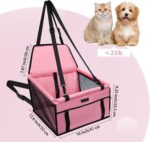 Pet travel carrying car bag pure color - Image 2