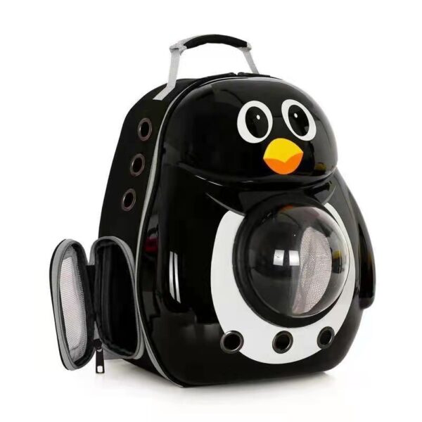Pet cartoon design space capsule backpack, cat and dog carrier, pet carrier, suitable for hiking camping