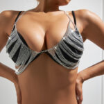 New arrival bra chain exaggerated tassel catwalk body chain bikini chain body chain accessories