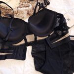 Sexy black mesh chiffon bikini with black ribbon wrap design underwear set - Image 2