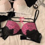 Contrasting color lace patchwork sexy lingerie set bra bikini set - Image 3