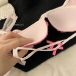 Contrasting color lace patchwork sexy lingerie set bra bikini set - Image 6