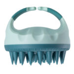 Silicone shampoo brush Scalp cleaning massager Baby bath comb Multi-functional shampoo comb brush. - Image 11