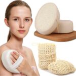 Natural loofah Bath Ball - Breathable pore cleanser - Image 2