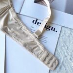 Sexy large size lace bra thin cup gathered large cup adjustment breast shape lifting underwear - Image 2