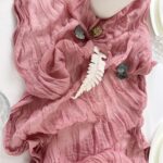 Crepe table runner Zou tablecloth Bali yarn wedding party decoration wedding arrangement twisted pleated yarn - Image 3