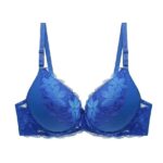 Large size new fashion thin bra sexy gathered side breast summer lace bra underwear set