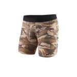 Men's shorts, extended briefs, men's anti-rub leg camouflage, cotton sports running quadrangle pants, large size - Image 4
