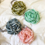 Rose shape mesh weaving bath ball - Image 2