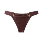 Large size seamless ice silk briefs one-piece breathable women's underwear - Image 2