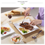 Photo frame western food mat table mat insulation mat anti-slip mat cross-border dinner plate decoration props shooting mat - Image 10