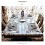 Photo frame western food mat table mat insulation mat anti-slip mat cross-border dinner plate decoration props shooting mat - Image 9