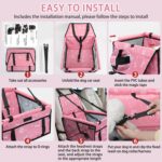 Pet travel carrying car bag printed - Image 4