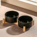 Cat bowl dog bowl ceramic black water bowl black bowl cat dog bowl dog bowl food bowl pet drinking water cat bowl cat food bowl - Image 7