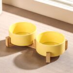 Cat bowl dog bowl ceramic black water bowl black bowl cat dog bowl dog bowl food bowl pet drinking water cat bowl cat food bowl - Image 2