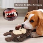 Cute and mischievous brown monkey pet plush sound-making cotton rope toy dog and cat training toy - Image 5