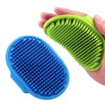 Hand-held silicone comb brush, pet bath brush.
Food-grade silicone, soft and easy to handle, convenient for bathing pets - Image 4
