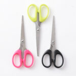 Office paper-cutting, hand-made scissors, stainless steel, student stationery, and small-sized household scissors effortless binding and stapling machine - Image 2