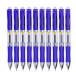 Press the gel pen, 0.5mm bullet pen for students' exams, carbon black pen, and press-type water-based signature pen for office use - Image 3