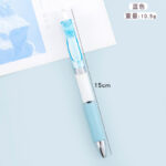Candy color neutral pen student large capacity brush pen 0.5mm black water pen bullet signature pen - Image 2