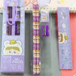 A set of five portable gift boxes and stationery, a set of five items for students and children's birthday gifts and prizes - Image 5