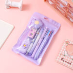 Simple stationery, high appearance level, gel pen correction with pencil set, student learning small gift stationery set - Image 8