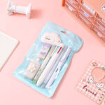 Simple stationery, high appearance level, gel pen correction with pencil set, student learning small gift stationery set - Image 4