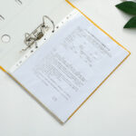 A4 brochures, loose-leaf folders, two-hole clamps, punched clamps, FC three-inch punched PVC quick labor clamps - Image 5