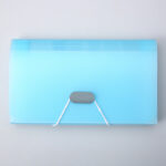 3-compartment candy-colored A6 mini organ bag, office supplies, document storage, ticket holder, transparent file folder - Image 5