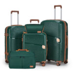 Suitcase set PP swivel wheels YKK zipper carry-on suitcase 28 large-capacity TSA password trolley case - Image 4