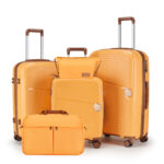 Suitcase set PP swivel wheels YKK zipper carry-on suitcase 28 large-capacity TSA password trolley case - Image 6