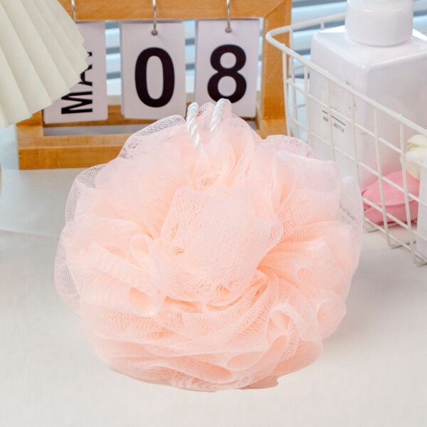 Single layer mesh Skin Gentle SPA, one ball unlock cream puff bath - BSH mesh bath ball.