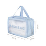 Travel portable toiletries blackcolor bag, men's and women's large-capacity makeup bag, waterproof cosmetics, toiletries, makeup bag, storage bag - Image 4