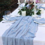 Cotton and linen table runner tablecloth wedding party Nordic decoration wedding party tablecloth
