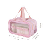 Travel portable toiletries blackcolor bag, men's and women's large-capacity makeup bag, waterproof cosmetics, toiletries, makeup bag, storage bag - Image 7