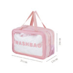 Travel portable toiletries blackcolor bag, men's and women's large-capacity makeup bag, waterproof cosmetics, toiletries, makeup bag, storage bag - Image 6